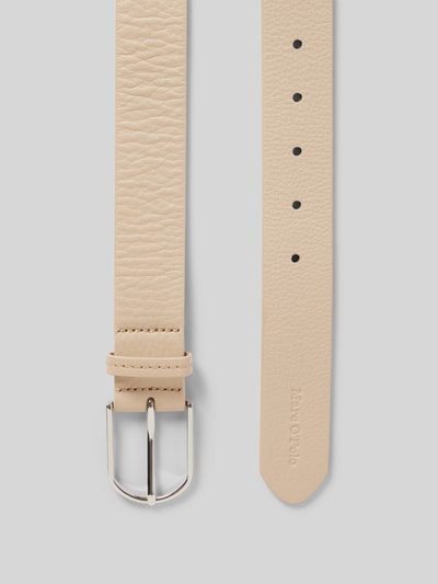 Marc O'Polo Leren riem met doornsluiting, model 'SANDY' Beige - 3