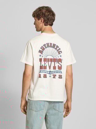 Levi's® T-Shirt mit Label-Print Weiss 5