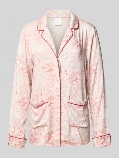 CCDK Copenhagen Góra od piżamy z kołnierzem z połami model ‘Josephine’ Różowy 1