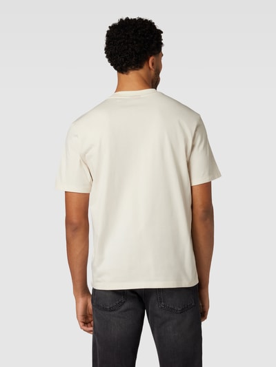 HUGO T-Shirt mit Label-Print Modell 'Dinricko' Offwhite 5