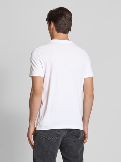 s.Oliver RED LABEL Regular Fit T-Shirt aus reiner Baumwolle Weiss 5