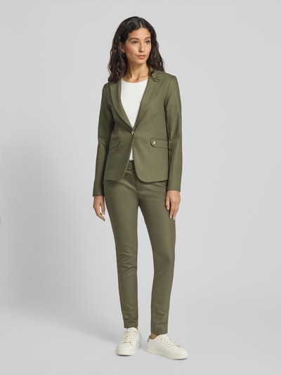 MOS MOSH Slim Fit Blazer mit Pattentaschen Modell 'Blake Night' Oliv 1