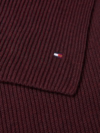 Tommy Hilfiger Sjaal van een mix van katoen en kasjmier Bordeaux - 2