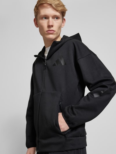 ADIDAS SPORTSWEAR Sweatjacke mit Kapuze Black 3