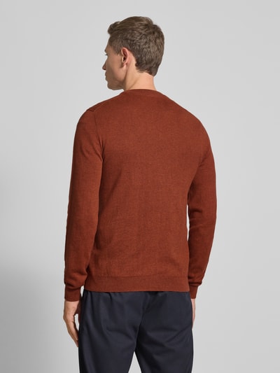 MCNEAL Strickpullover mit Kaschmir-Anteil Dunkelrot Melange 5