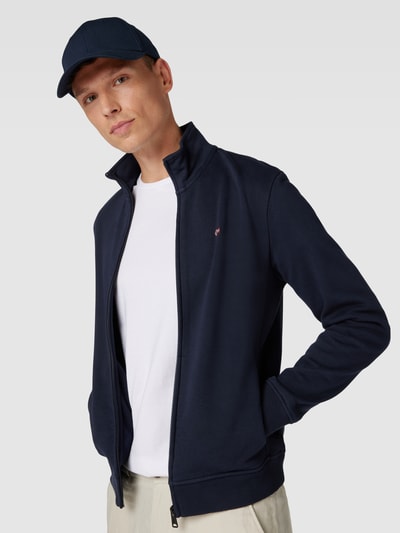 Napapijri Bluza rozpinana z detalem z logo model ‘BALIS’ Granatowy 3