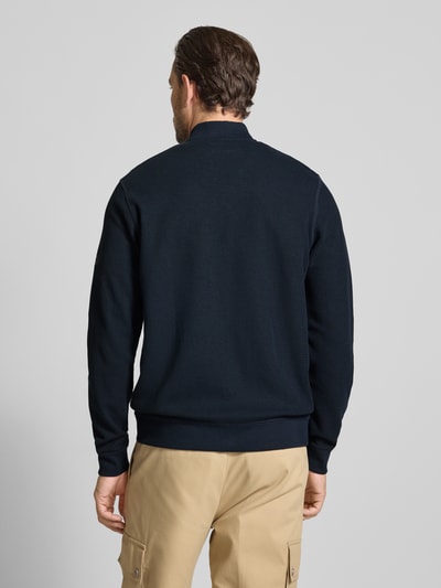 Marc O'Polo Regular Fit Strickjacke aus reiner Baumwolle Marine 5