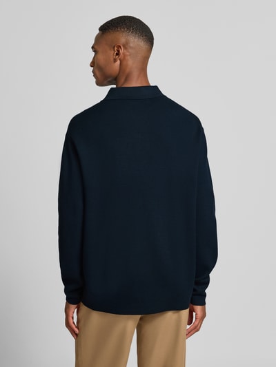SELECTED HOMME Relaxed Fit Strickpullover aus Viskose-Mix Modell 'TELLER' Blau 5