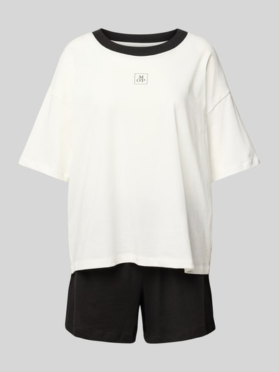 Marc O'Polo Piżama o kroju regular fit z czystej bawełny Biały 1