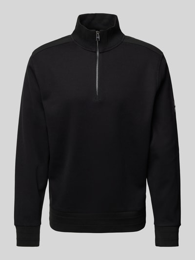 BOSS Sweatshirt mit Stehkragen Modell 'Sidney' Black 2