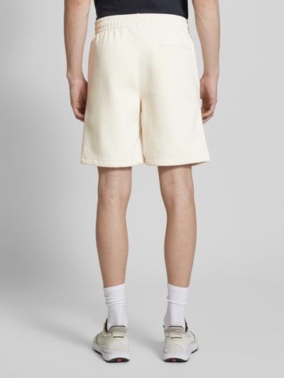 SERGIO TACCHINI Regular fit sweatshorts met logostitching, model 'SIMBA' Offwhite - 5