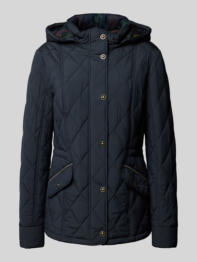 Gil Bret Steppjacke mit Kapuze und Pattentaschen Dunkelblau 2