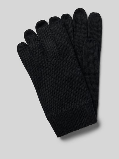 Polo Ralph Lauren Handschuhe aus Wolle mit Label-Stitching Black 1