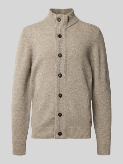 Barbour Regular fit gebreid jack van echte wol Lichtgrijs - 2