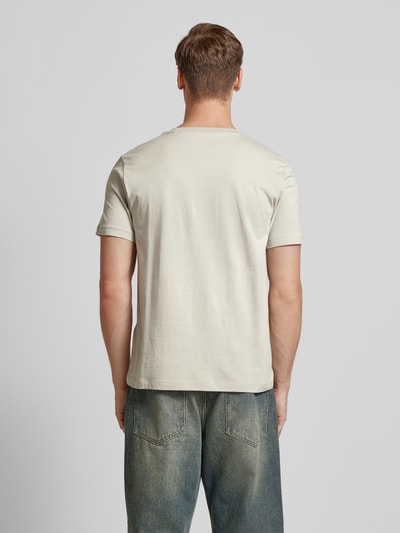 Tom Tailor Denim T-Shirt mit Rundhalsausschnitt Mittelgrau 5