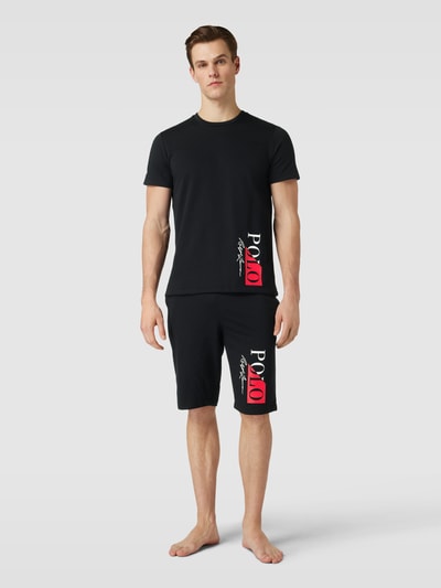 Polo Ralph Lauren Underwear Sweatshorts mit elastischem Bund Modell 'LOOPBACK' Black 1