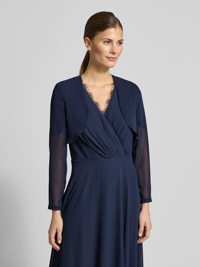 SWING Semitransparenter Bolero aus Chiffon Dunkelblau 4