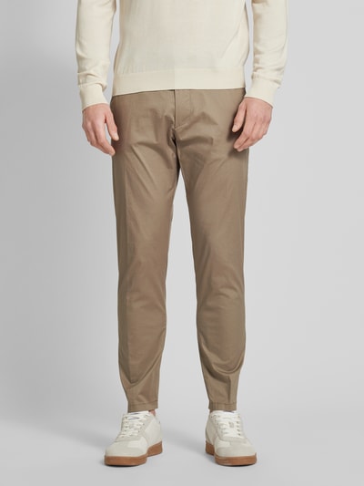 Drykorn Broek in effen design, model 'Ajend' Beige - 4