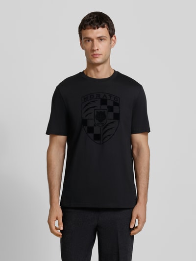 Antony Morato T-shirt met labelprint Zwart - 4
