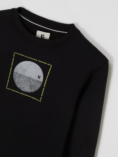 Garcia Sweatshirt aus Baumwollmischung Schwarz 2