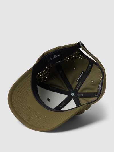 Quiksilver Base Cap mit Label-Patch Model 'ADAPTED' Oliv 2