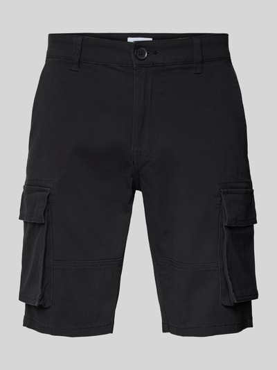 Only & Sons Regular Fit Bermudas aus Baumwoll-Mix Modell 'CAM STAGE' Black 2