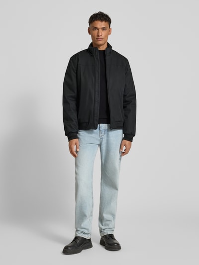 Geox Jacke mit Stehkragen Modell 'VINCINT' Black 1