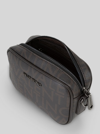 Valentino Bags Umhängetasche mit Label-Prägung Modell 'KING' Dunkelbraun 2