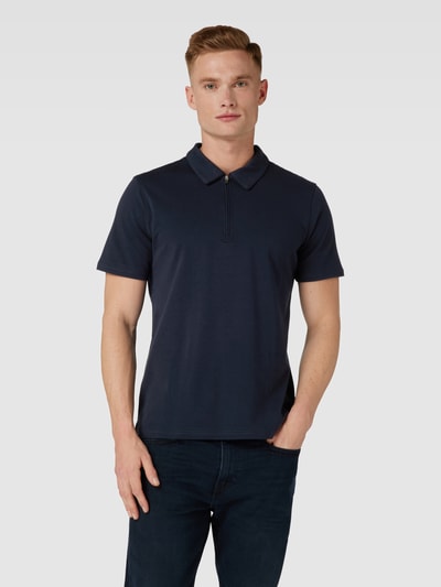 Matinique Poloshirt mit kurzem Reißverschluss Modell 'Rupert' Marine 4