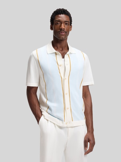 BOSS Regular Fit Freizeithemd aus Baumwoll-Mix Modell 'C-LASTRO' Offwhite 4