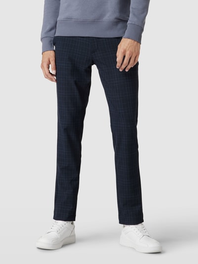 Jack & Jones Spodnie do garnituru o kroju slim fit z efektem melanżowym model ‘MARCO’ Niebieski 4