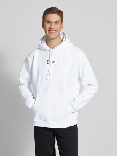 KARL KANI Hoodie mit Kapuze Weiss 4