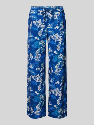 Brax Flared Stoffhose mit Paisley-Muster Modell 'Style. Maine' Hellblau 2