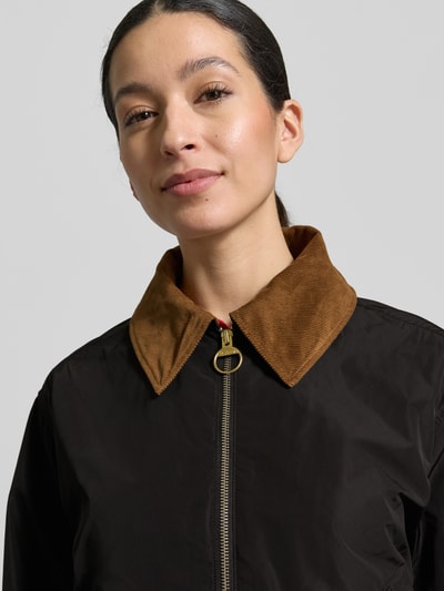 Barbour Kurtka funkcjonalna z wodoodpornego materiału o kroju regular fit model 'WEAVER' Czarny 3