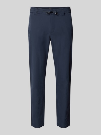Produktfoto, Tapered Chino mit Tunnelzug von BOSS Orange, Optik: Unifarben, Passform: Tapered, seitliche Eingrifftaschen, elastischer Bund, Gesäßtaschen