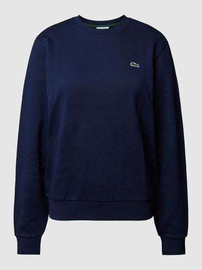 Lacoste Sport Sweatshirt met logostitching Donkerblauw - 1