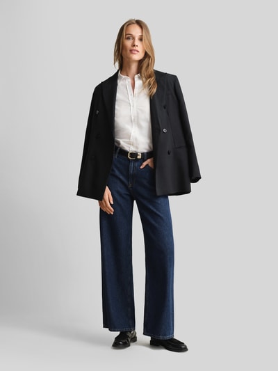 GANT Slim Fit Hemdbluse mit Logo-Stitching Weiss 1