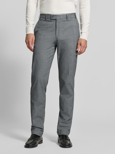 Hiltl Regular Fit Hose aus Baumwollmix Mittelgrau 4