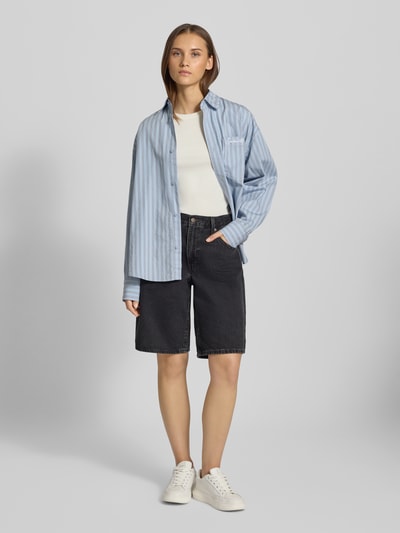 ONLY Slim Fit Langarmshirt aus Baumwoll-Mix Modell 'RILEY' Offwhite 1