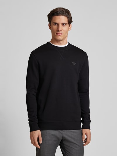 JOOP! Jeans Sweatshirt mit Label-Print Modell 'Salazar' Black 4