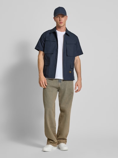 Superdry T-shirt met geribde ronde hals Wit - 1