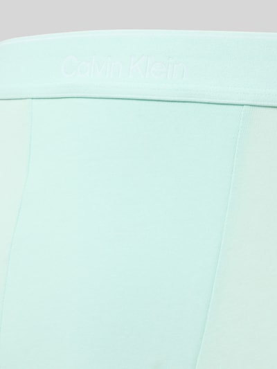 Productfoto, Trunks met stretch-aandeel in set van 3 van Calvin Klein Underwear, mix van katoen en elastaan, elastische band met logo.