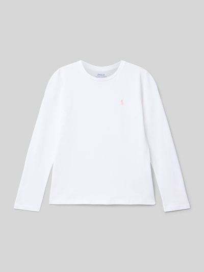 Polo Ralph Lauren Teens Longsleeve mit Label-Stitching Weiss 1