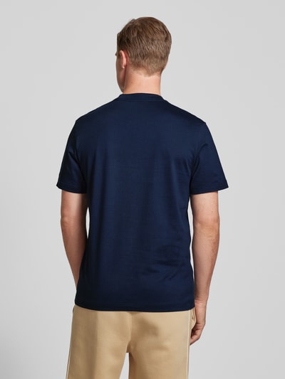 Lacoste Regular Fit T-Shirt aus reiner Baumwolle Blau 5