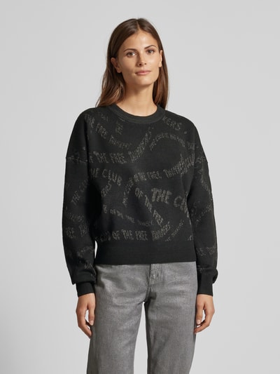 Scotch & Soda Sweatshirt mit Rundhalsausschnitt Black 4