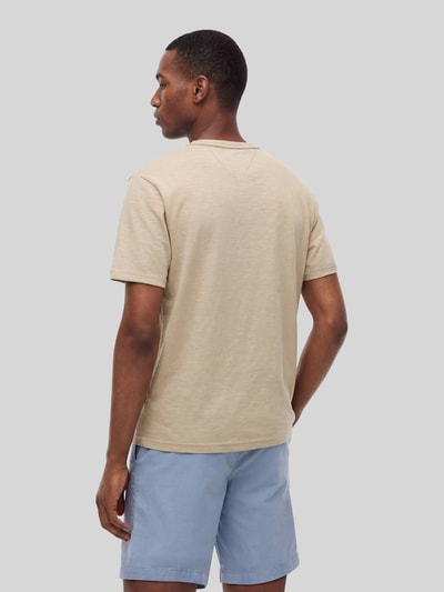 Tommy Hilfiger Regular Fit T-Shirt aus reiner Baumwolle Beige 5