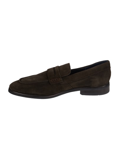 JOOP! SHOES Loafer aus Veloursleder Modell 'Kleitos' Dunkelbraun 3