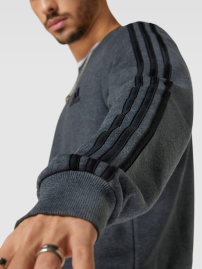 adidas Sportswear Sweatshirt mit Label-Stitching Anthrazit 3
