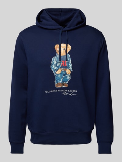 Polo Ralph Lauren Hoodie mit Label-Print Marine 1