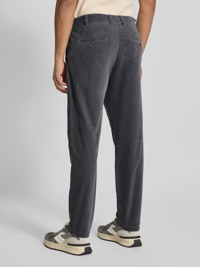 MCNEAL Tapered Fit Cordhose mit Strukturmuster Mittelgrau 5